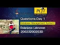 Data Base Task 03 Create Tables Using Customized Databases 1st Year Java Institute Dulanjaya