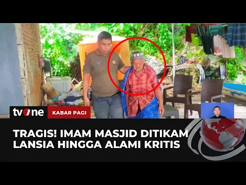 Seorang Kakek Nekat Tikam Imam Masjid Pakai Tombak Hingga Kritis
