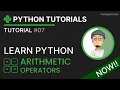 Python Tutorial Arithmetic operators