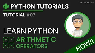 Python Tutorial Arithmetic operators