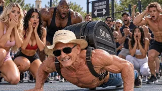 EVERYONE LAUGHED AT THE OLD MAN… UNTIL HE SHOCKED EVERYONE! | STREET WORKOUT PRANK 