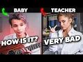 Download Lagu BABY VIRTUOSO pretends to be a BEGINNGER on LESSON | BEST REACTIONS OF ALL TIME