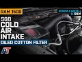 2009-2018 RAM 1500 5 7L S B Cold Air Intake w Oiled Cleanable Cotton Filter Review Install