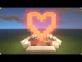 How to build Heart Lava Fountain - Minecraft Tutorial Girl Builder Pachimarik