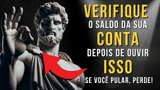 VERIFIQUE A SUA VIDA FINANCEIRA APÓS OUVIR ISTO! DINHEIRO INESPERADO | Ensinamento Estoico