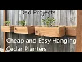 Weekend Projects Building Hanging Planters With French Cleats