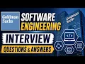 Goldman Sachs Software Engineering Interview Questions and Answers