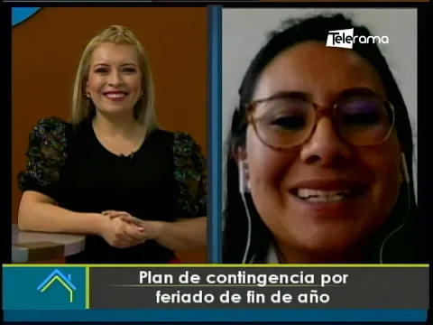 Plan de contingencia por feriado de fin de año