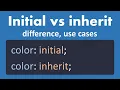 CSS inherit vs initial The Difference Every Developer Must Know