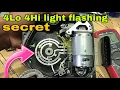 How to fix 4lo 4hi light flashing
