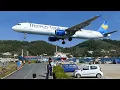 Download Lagu SKIATHOS - LOW Landings and JETBLASTS  at the European St. Maarten - 40 MINUTES Skiathos only