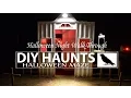DIY Haunts Episode Halloween Maze Ep24 Night Time Walk Through