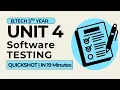 AKTU Software Engineering UNIT 4 in 19 minutes B TECH 3rd year QuickShot