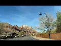Downtown Springdale Utah time lapse