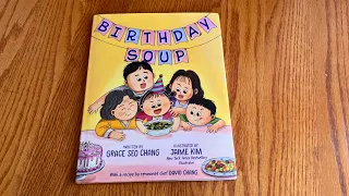 Unboxing Birt ay Soup by Grace Seo Chang illustrated by Jaime Kim