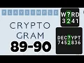 PlaySimple CRYPTOGRAM level 89 90
