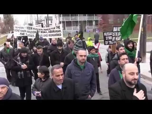 ⁣Imam Hussain Arbaeen Procession 1436 - Windsor, Canada - مسيرة أربعين الامام الحسين