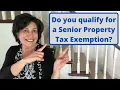 Senior tax exemption