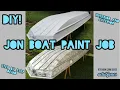 DIY Jon Boat Paint Job Interior and Exterior