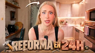 REFORMA EXTREMA de mi cocina en 24 HORAS 😱
