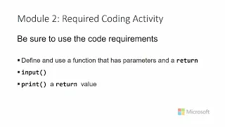 Required Code Description - Introduction to Python Absolute Beginner Module 2 8
