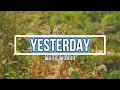 Yesterday - Matt Monro with