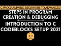 Online School - Steps in Program Creation Introduction to C Codeblocks Setup 2021 Bangla Module 1 2