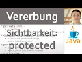 JAVA Inheritance 09 - Visibility of attributes and methods with protected