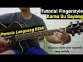 Download Lagu (Tutorial Fingerstyle) Karna su sayang - Near Ft Dian | Pemula Langsung Bisa