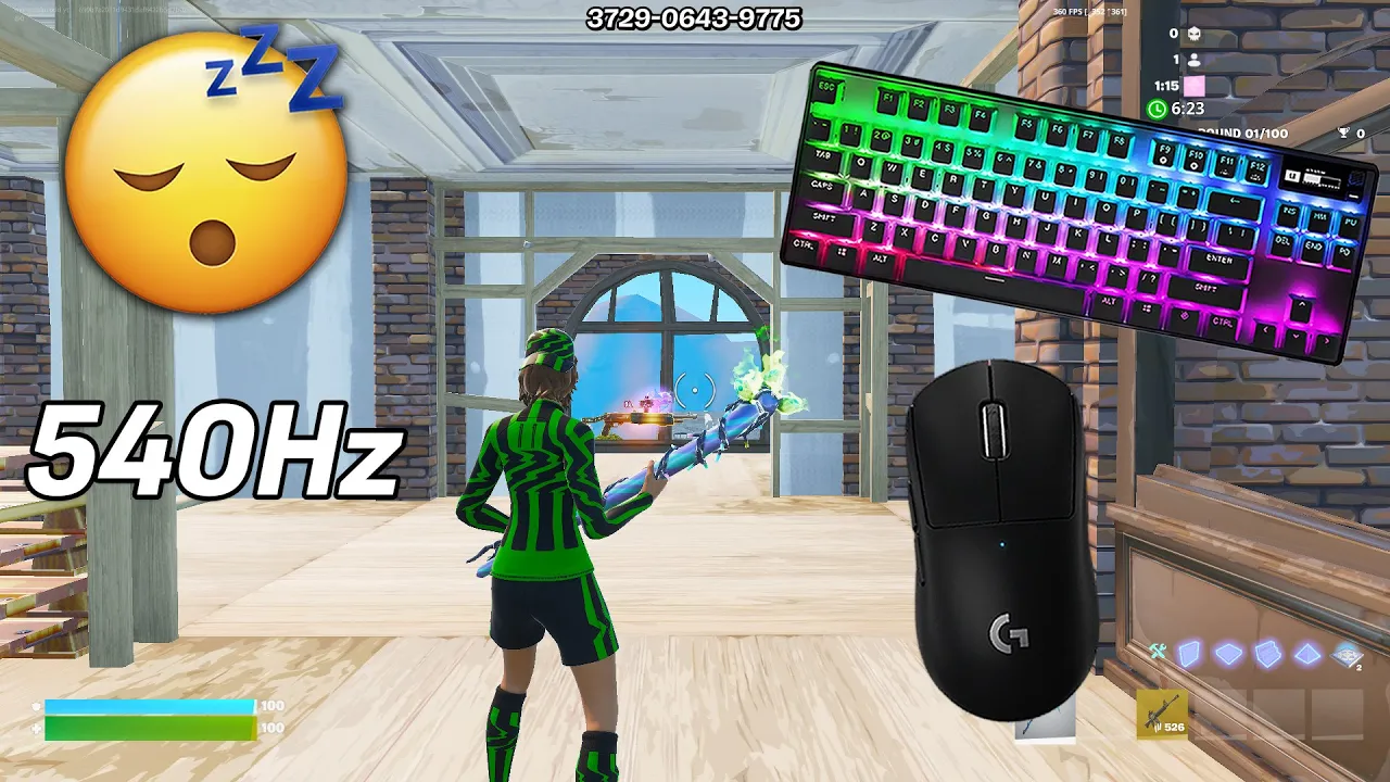 SteelSeries Apex Pro TKL ASMR 😴 Tilted Zonewars 🏆 Satisfying Fortnite Gameplay 360FPS 4K