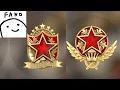he has two red service medals