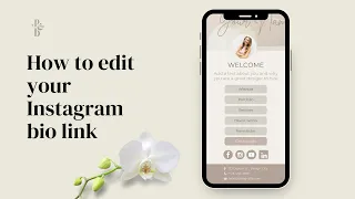 How to edit your Instagram Bio Link template