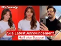 Lagu Sıla Türkoğlu Latest Announcement| TEV Campaign| Halil Ibrahim Cehyan also Support