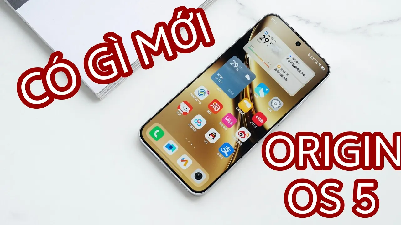 Outline Video Trải nghiệm giao diện ORIGIN OS 5 trên máy iQOO, VIVO: CÓ GÌ MỚI ???
