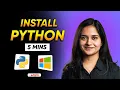 How to Install Python on Windows Python 3 13 2 Installation Python full course in Tamil