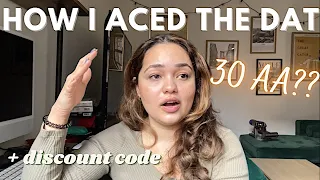 Getting a 98th percentile DAT SCORE - breakdown tips discount code