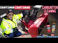 CRAFTSMAN TECUMSEH 5 5HP 24 DUAL STAGE SNOWBLOWER SNOW BLOWER THROWER CARBURETOR CLEAN REPAIR FIX