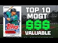 TOP 10 MOST VALUABLE CARDS IN 2023 TOPPS SERIES 1