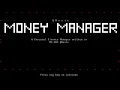 QBasic MONEY MANAGER
