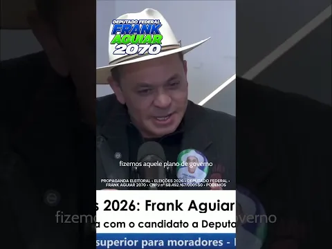 Do sertão nordestino à vida pública: a trajetória de Frank Aguiar