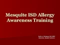 Allergy Awareness Training