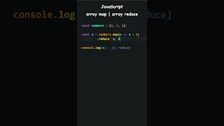 JavaScript array map and array reduce methods
