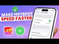 How to Make iPhone or iPad s Hotspot Speed Faster Make iPhone Hotspot Faster