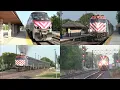 Metra PM rush hour at Barrington IL Ft METX 79 90 and a ton of F40s 2023
