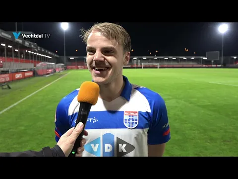 De 16e van Thomas van de Belt was het promotie doelpunt. Reacties na PEC Zwolle - Almere City FC. 