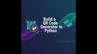 Build a QR Code Generator in Python GUI App with Save Feature