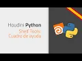 Cuadro de ayuda de la Shelf Tool Python en Houdini