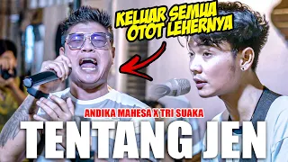 tarik suara sampai limit tentang jen kangen band live ngamen andika mahesa ft tri suaka