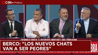 MESA de PERIODISTAS: los CHATS que comprometen a MILEI