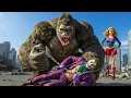 Download Lagu KING KONG vs JOKER: Epic Military Base Battle to Rescue SUPER GIRL!